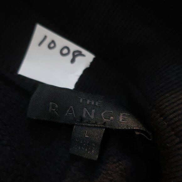 Womens The Range Black Elastic Drawstring Waist Cropped Jogger Sweatpants L - Picture 13 of 13